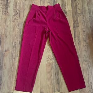 Briggs New York  Red Women's Trousers Size 12